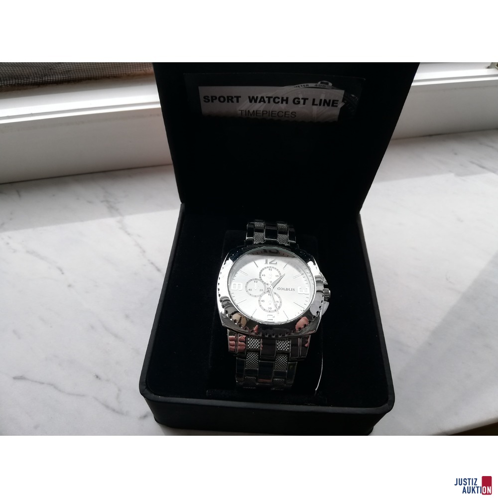 Armbanduhr GOLDLIS - Sport Watch GT Line -silberfarben