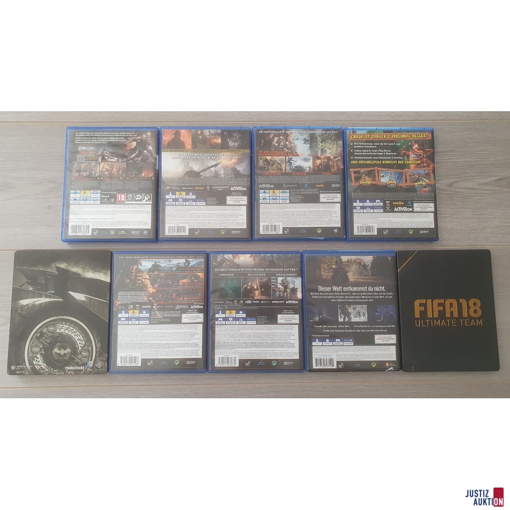 Spiele - Rückseite