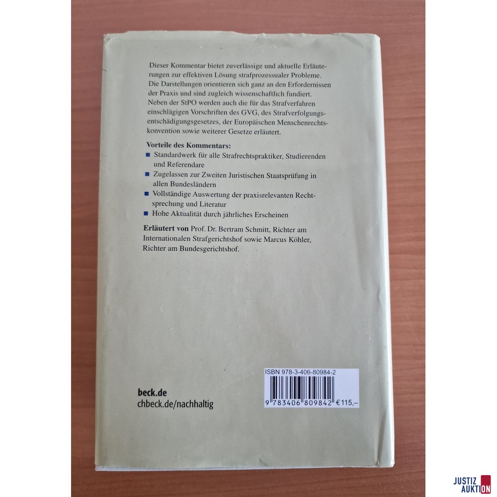 Buchr&uuml;ckseite&sol; ISBN
