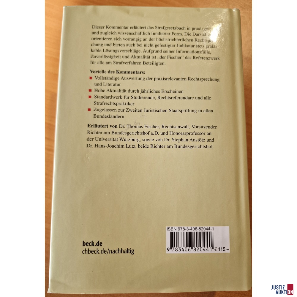 R&uuml;ckseite &sol; ISBN