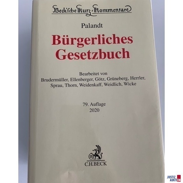 BGB Palandt vorne