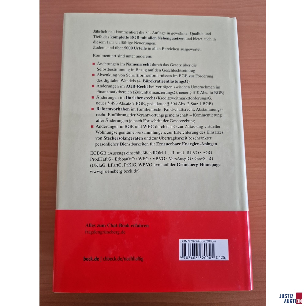 Buchr&uuml;ckseite&sol; ISBN