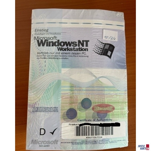 Product ID geschwärzt