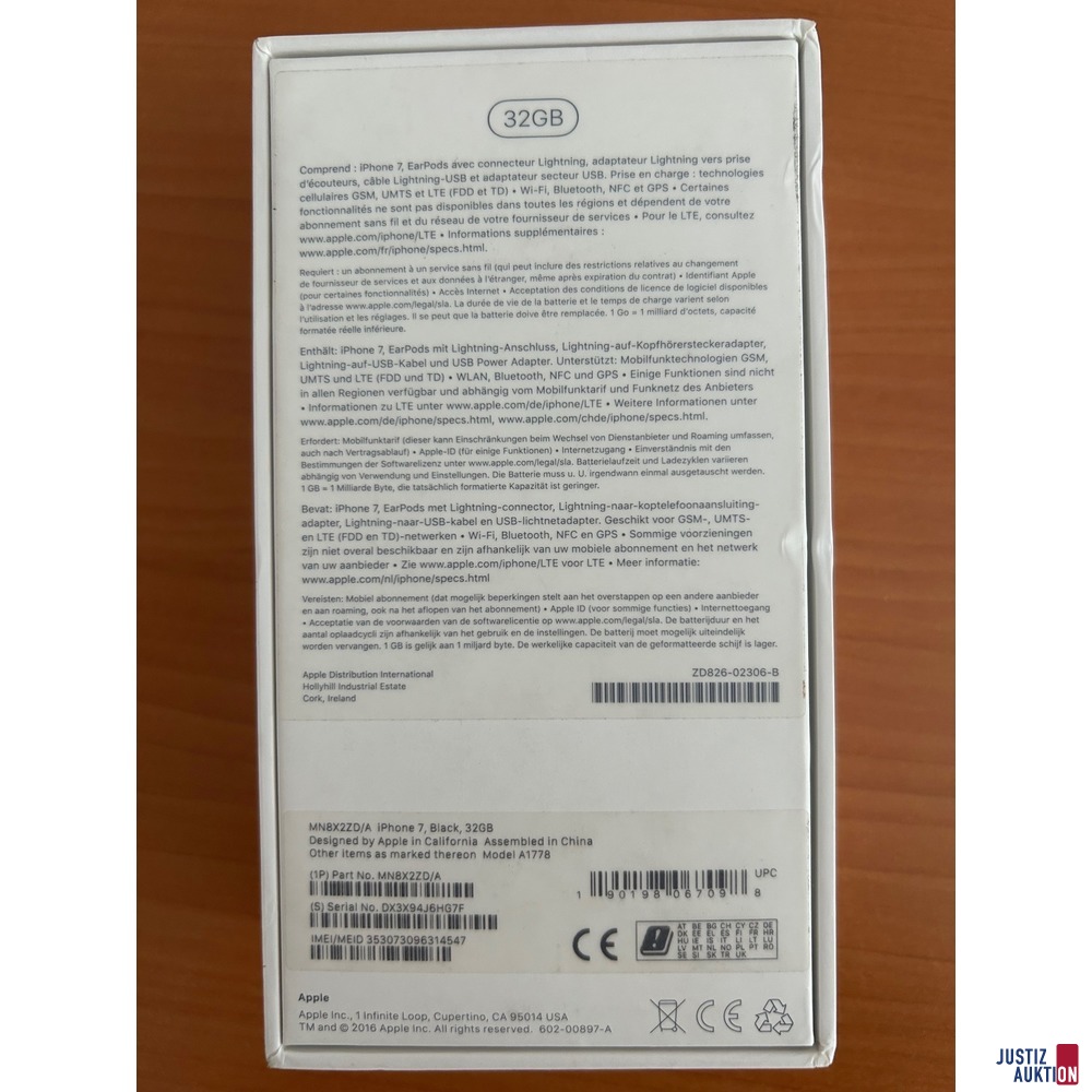 Rückseite Verpackung