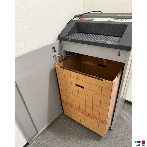 Shredder ge&ouml;ffnet