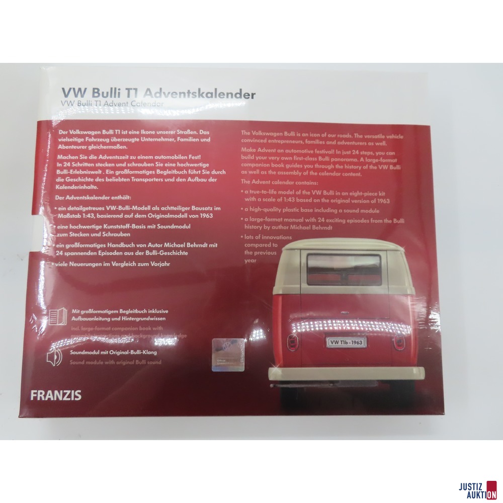 VW Bulli T1 Adventkalender