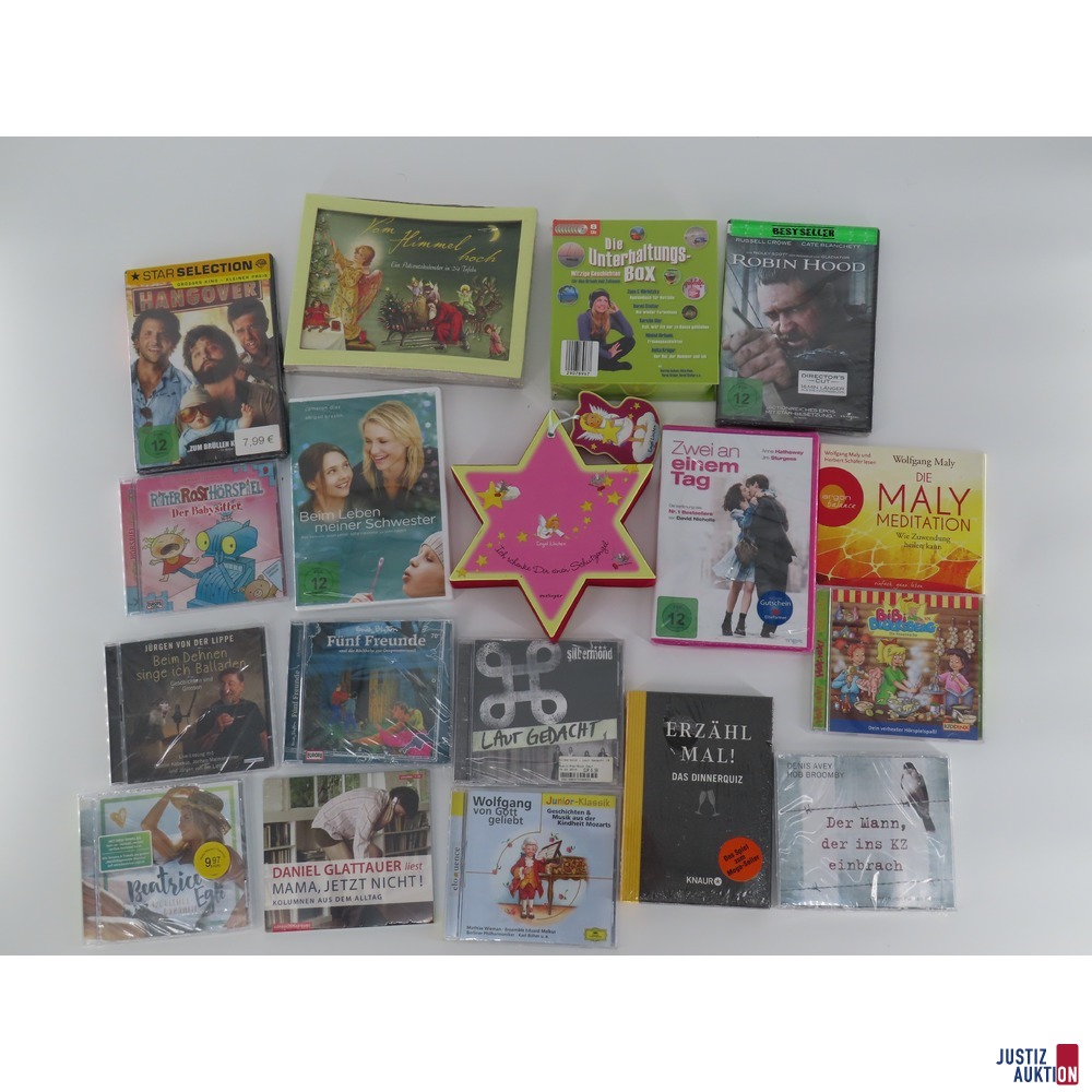 Bücher, CD, DVD