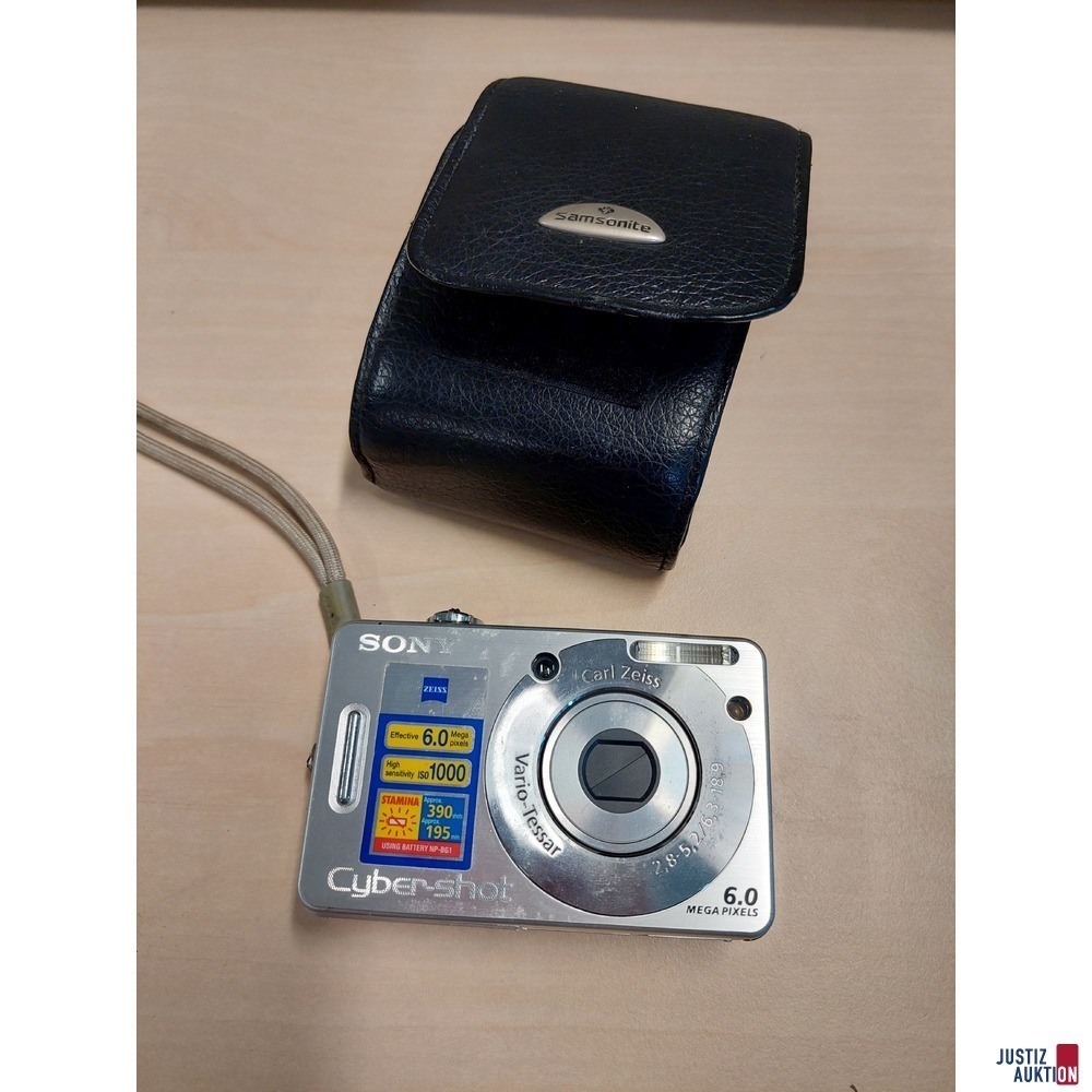 Kamera der Marks Sony Cyber-shot 6&comma;0 Mega-Pixel