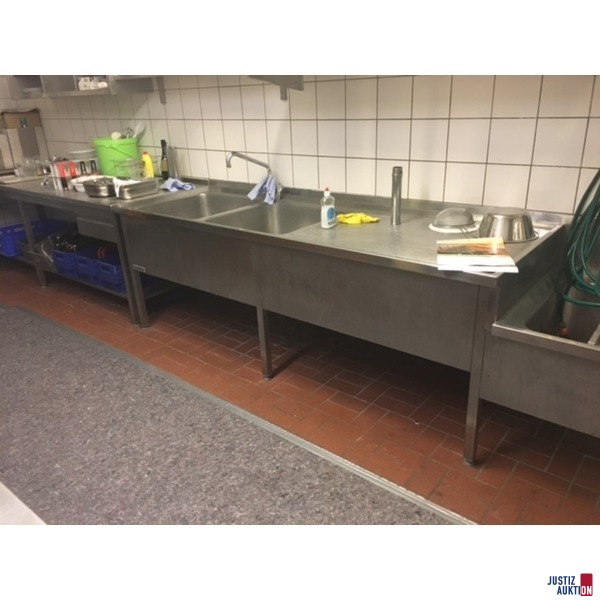 Edelstahlwaschkombination