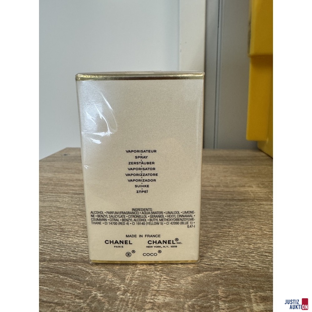 CHANEL Eau de Parfum - Rückseite