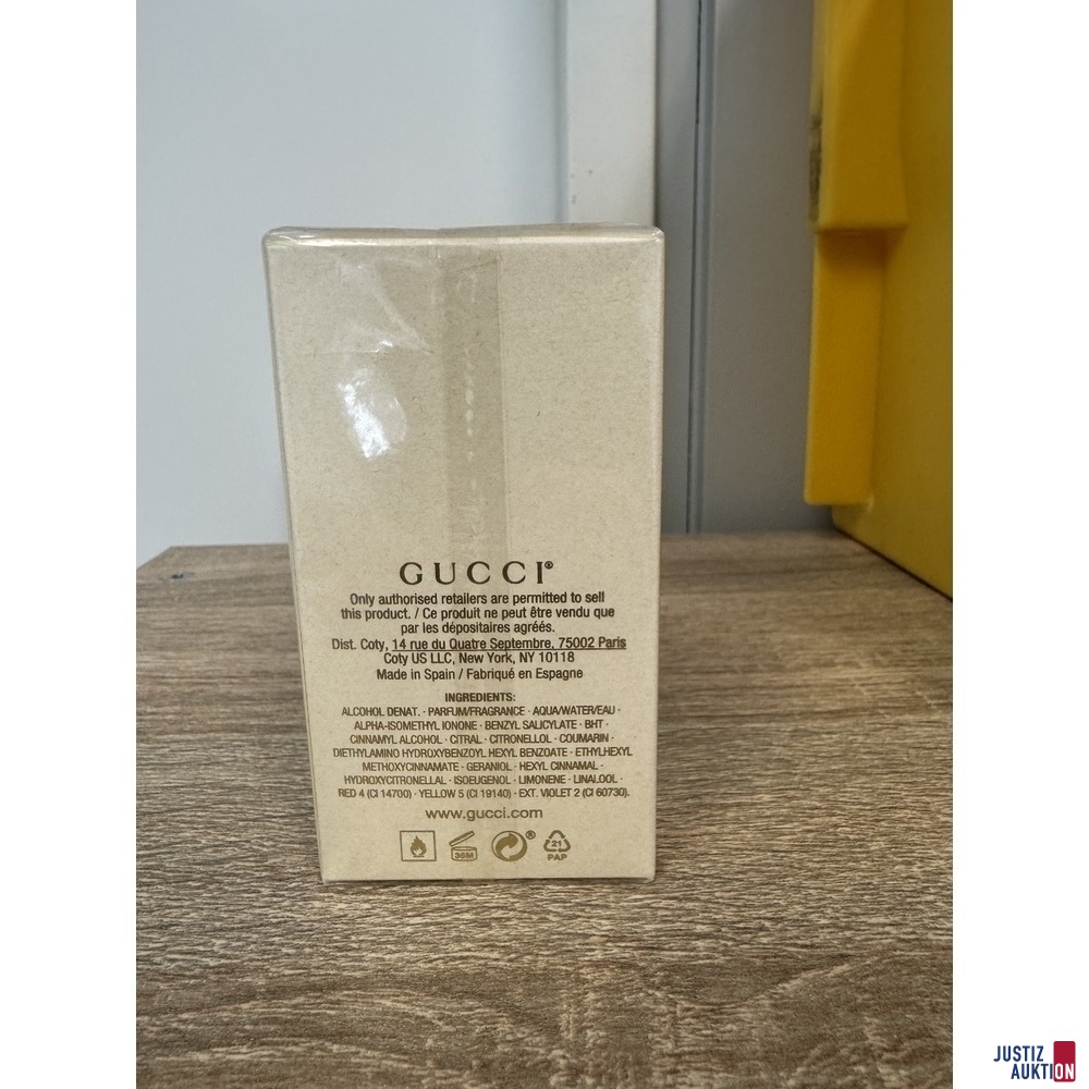 GUCCI GIULTY Eau de Parfum 30ml - Rückseite