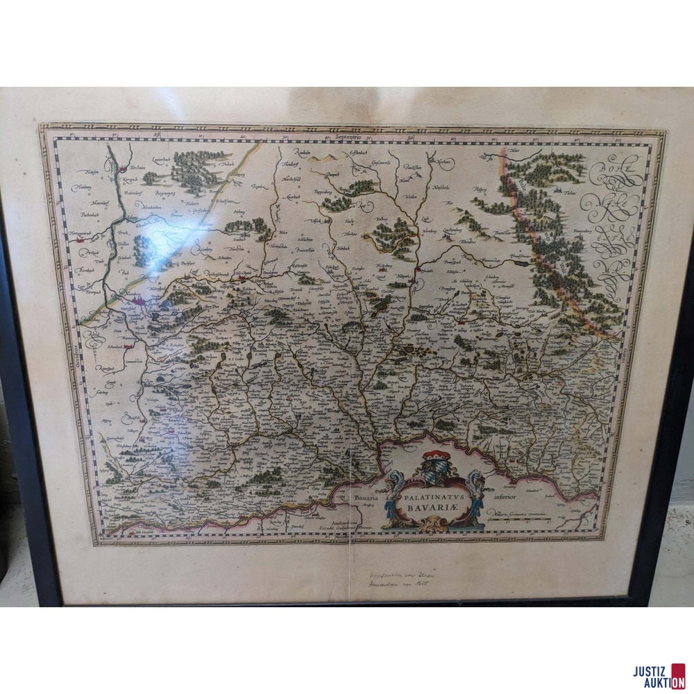 Karte Amsterdam um 1635