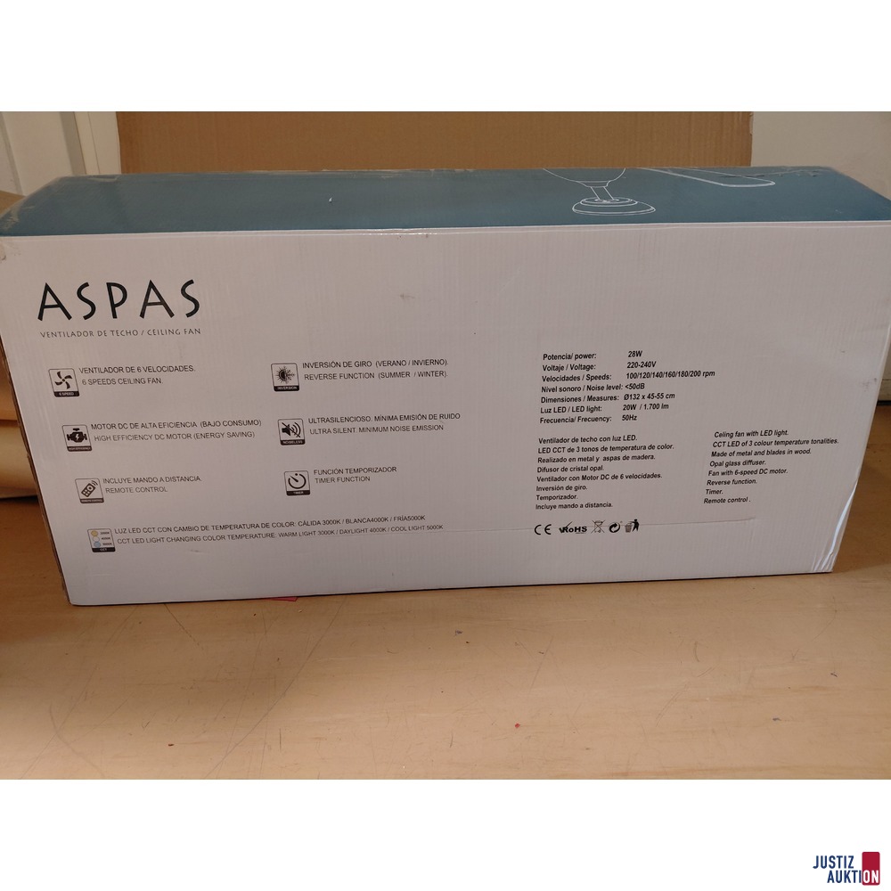 Dimmbarer Deckenventilator von Schuller