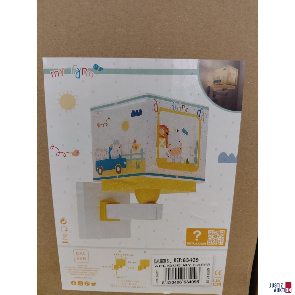 Kinder-Nachttischlampe von Dalber