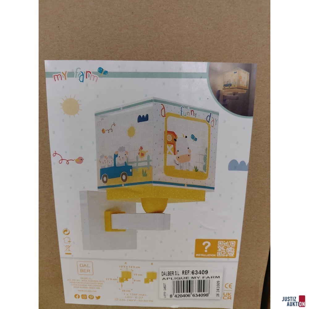 Kinder-Nachttischlampe von Dalber