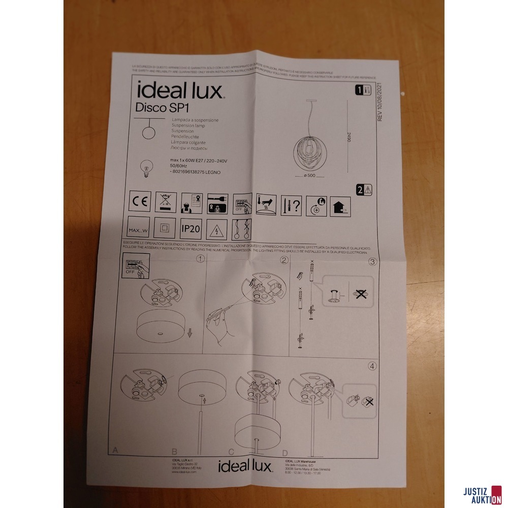 Pendelleuchte von Ideal Lux