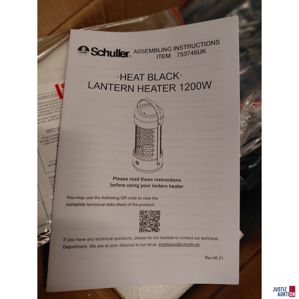 Outdoor Laternenheizstrahler von Schuller