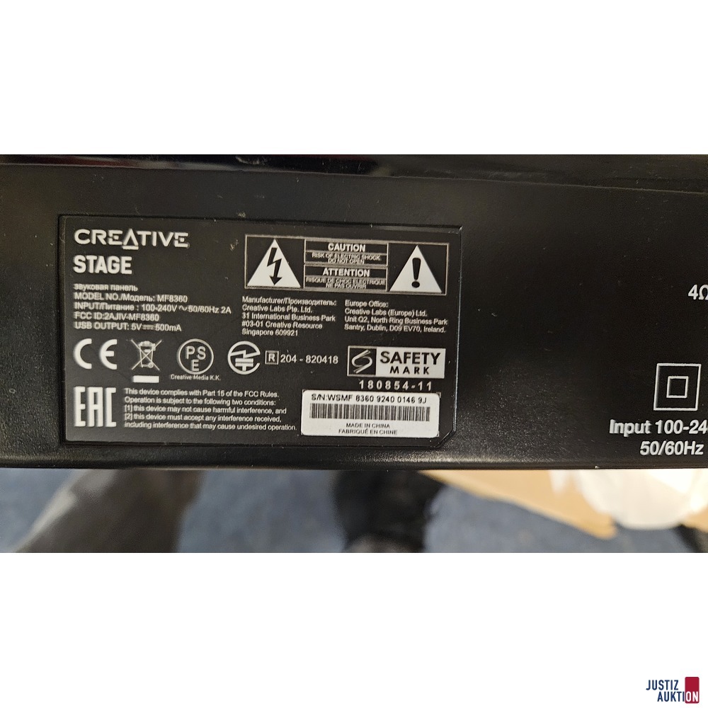 Rückseite Soundbar