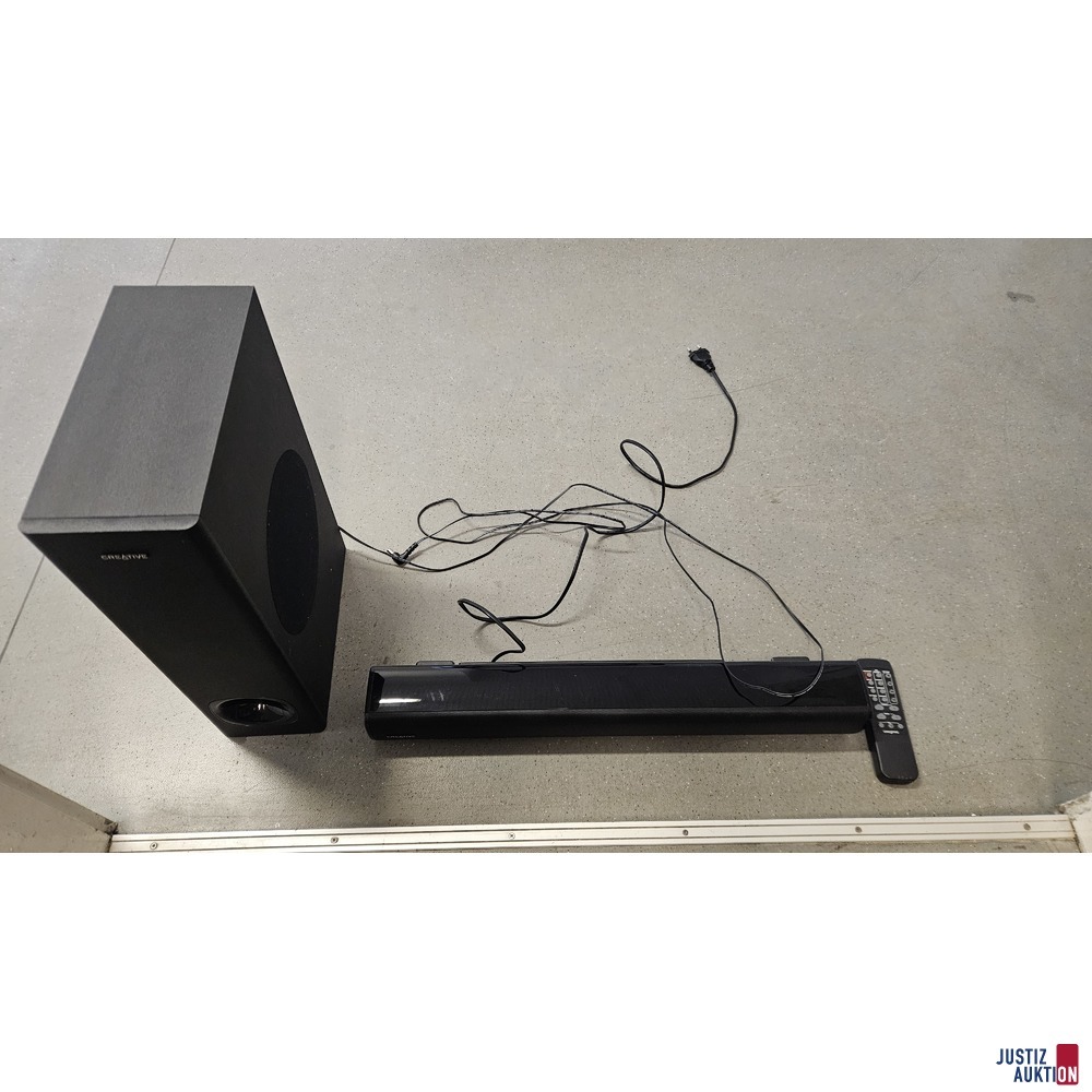 Soundbar mit Subwoofer