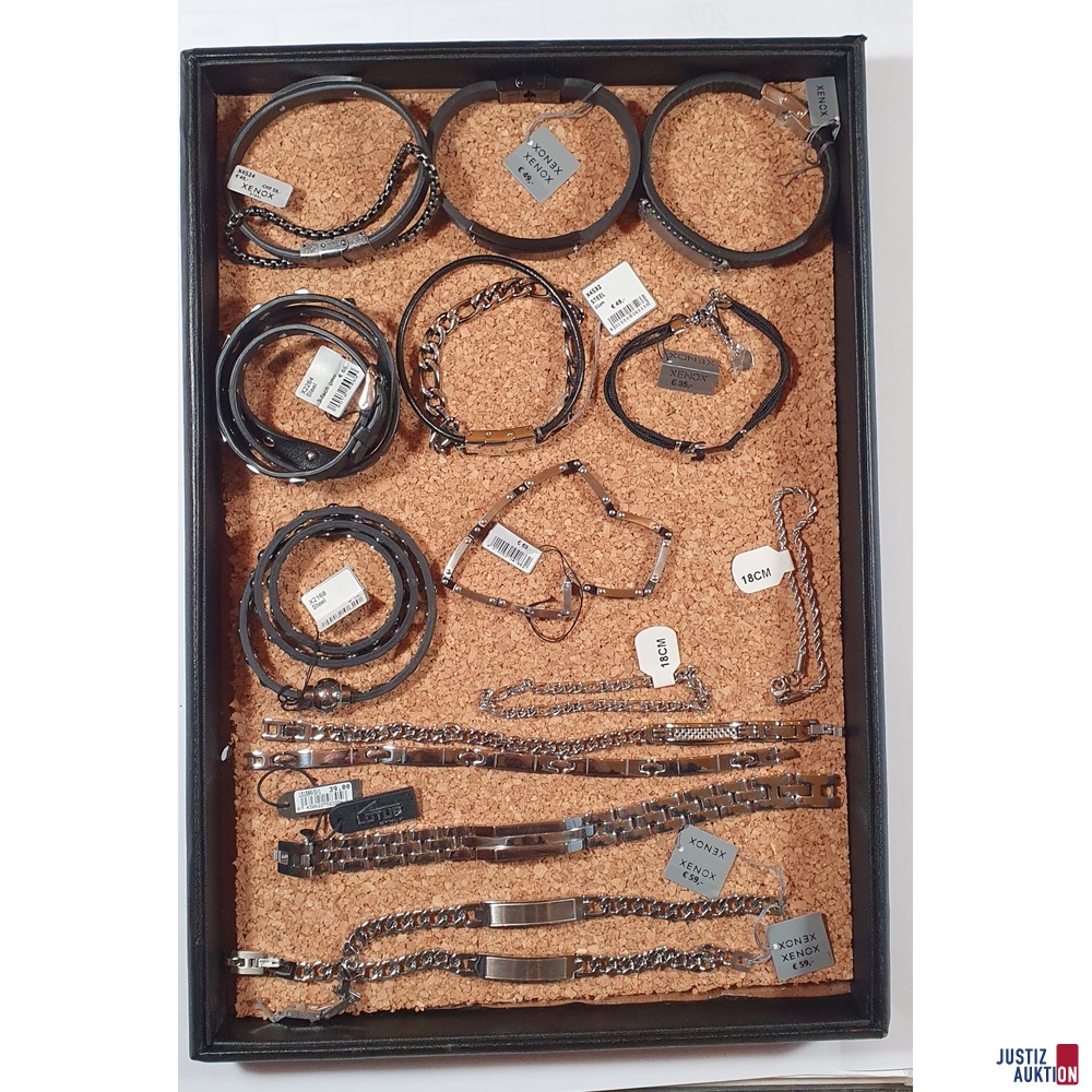 Armbänder (Stahl/Leder)