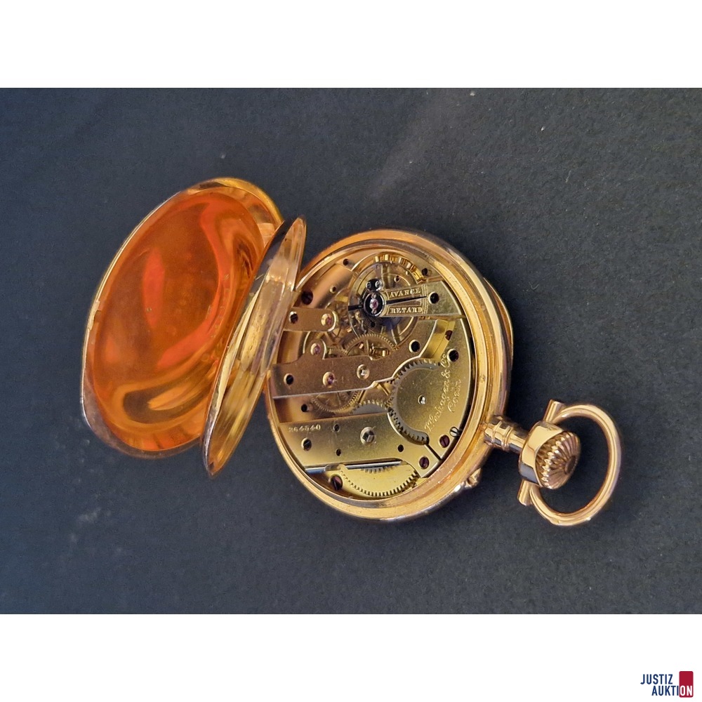 Taschenuhr Deckel auf
