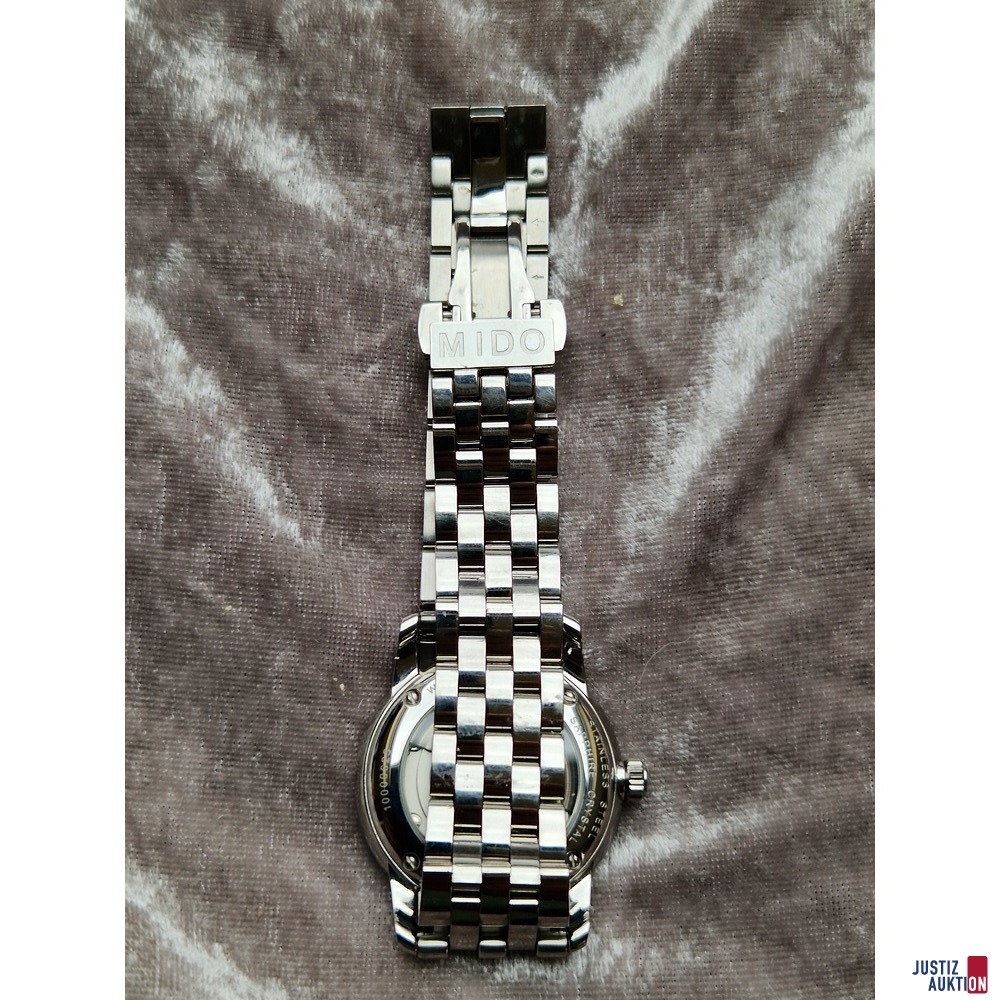 Armbanduhr Mido Rückseite