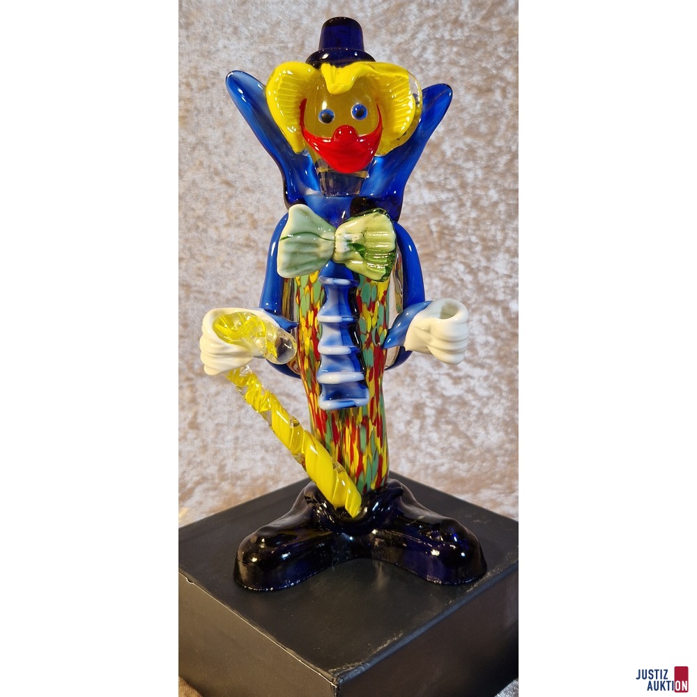 Glasfigur Clown