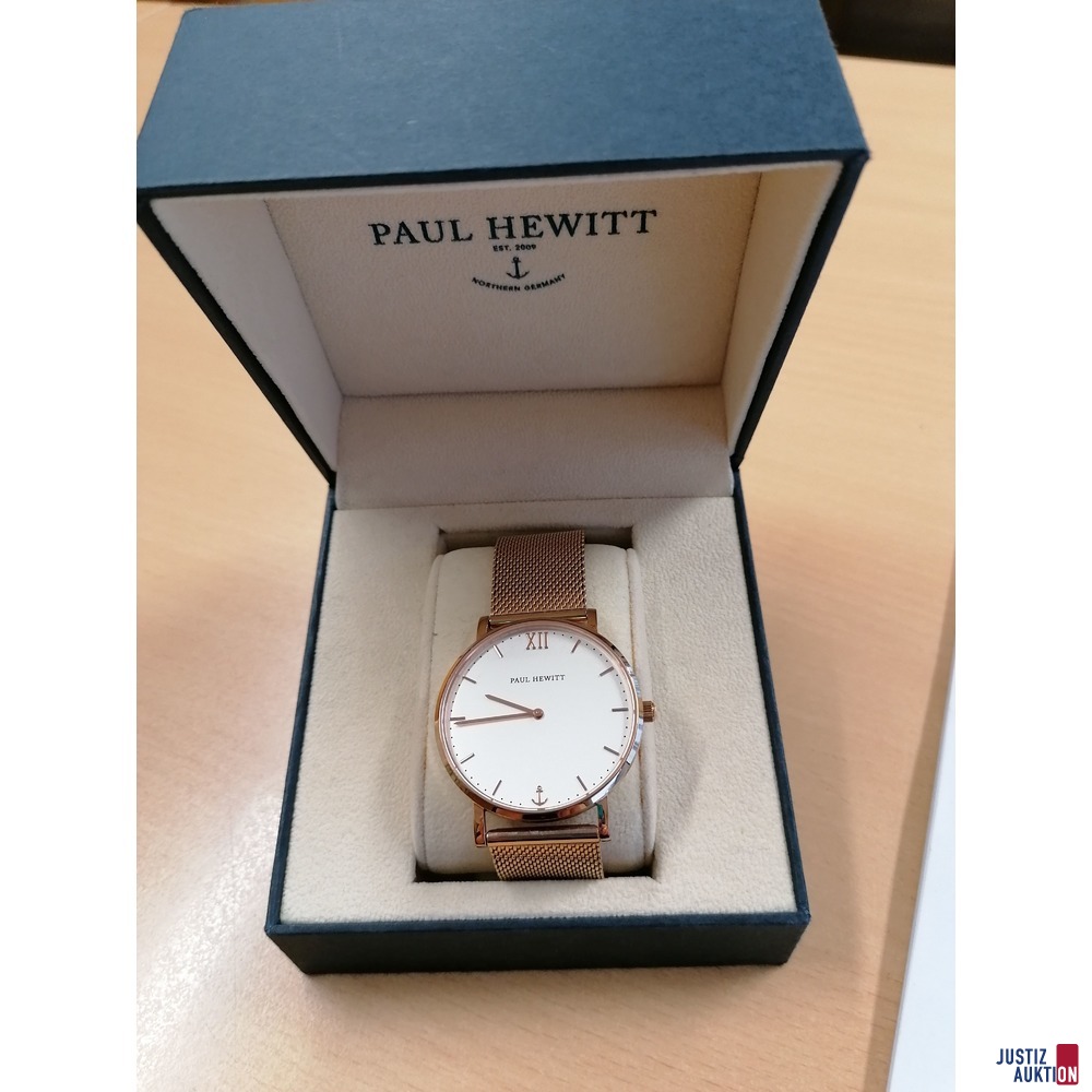 Paul Hewitt Armbanduhr neuwertig mit Rechnung