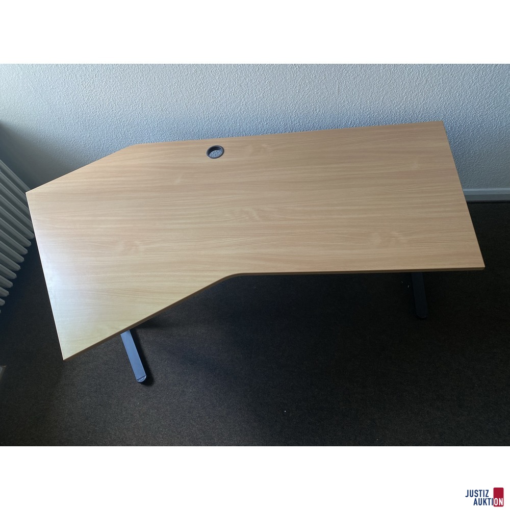 Schreibtisch Vogelperspektive