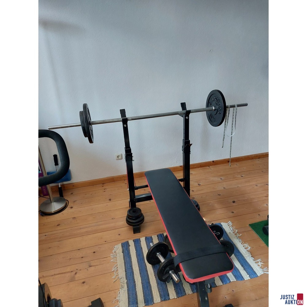 Kettler Hantelbank + Gewichten