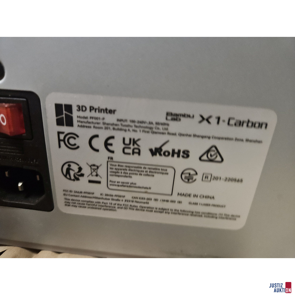 Bambu Lab X1 Carbon 3D-Printer