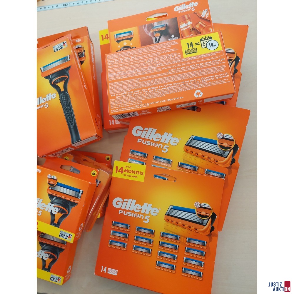 6 8er Packungen Gilette Fusion 5 Rasierklingen 6 Packungen Rasierer Gillette Fusion 5 5 14er Packungen Rasierklingen Gilletee Fusion 5 NEU &ndash; in Originalverpackung