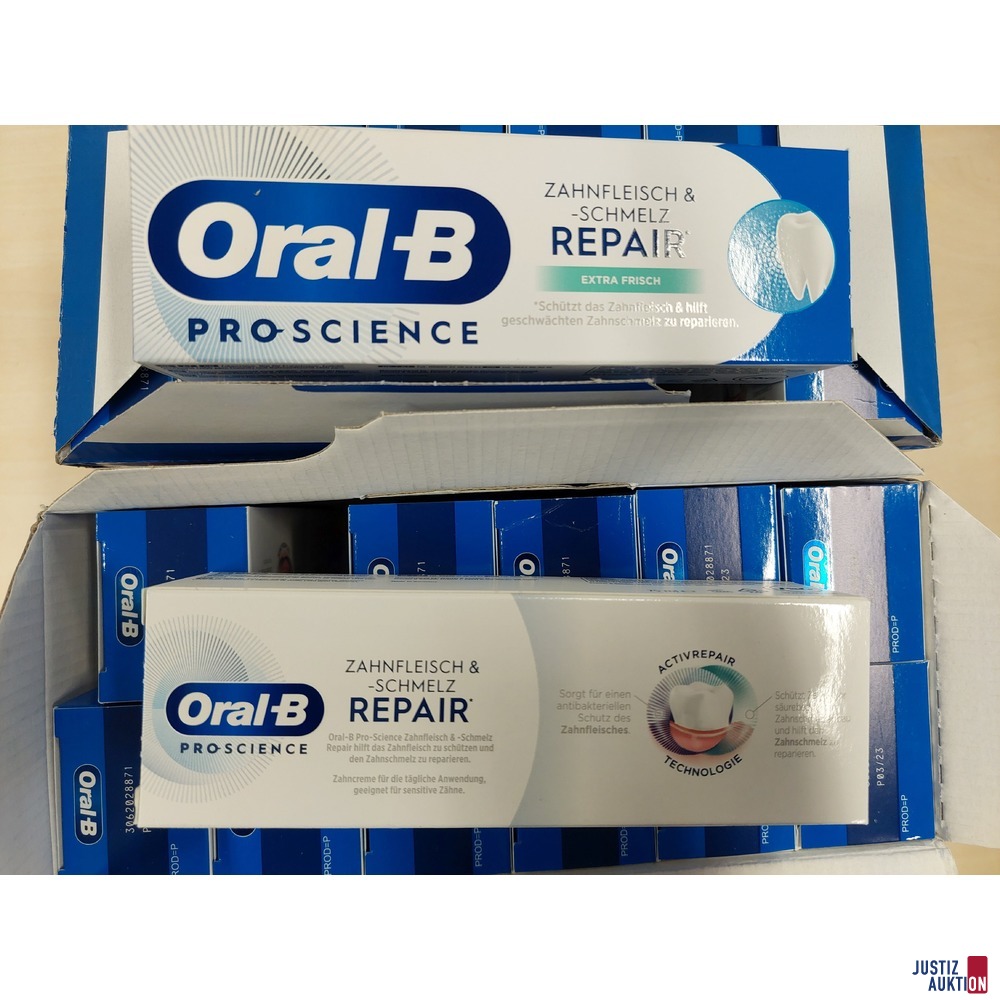 24 Packungen Zahnpasta der Marke Oral-B Pro-Science je 75ml