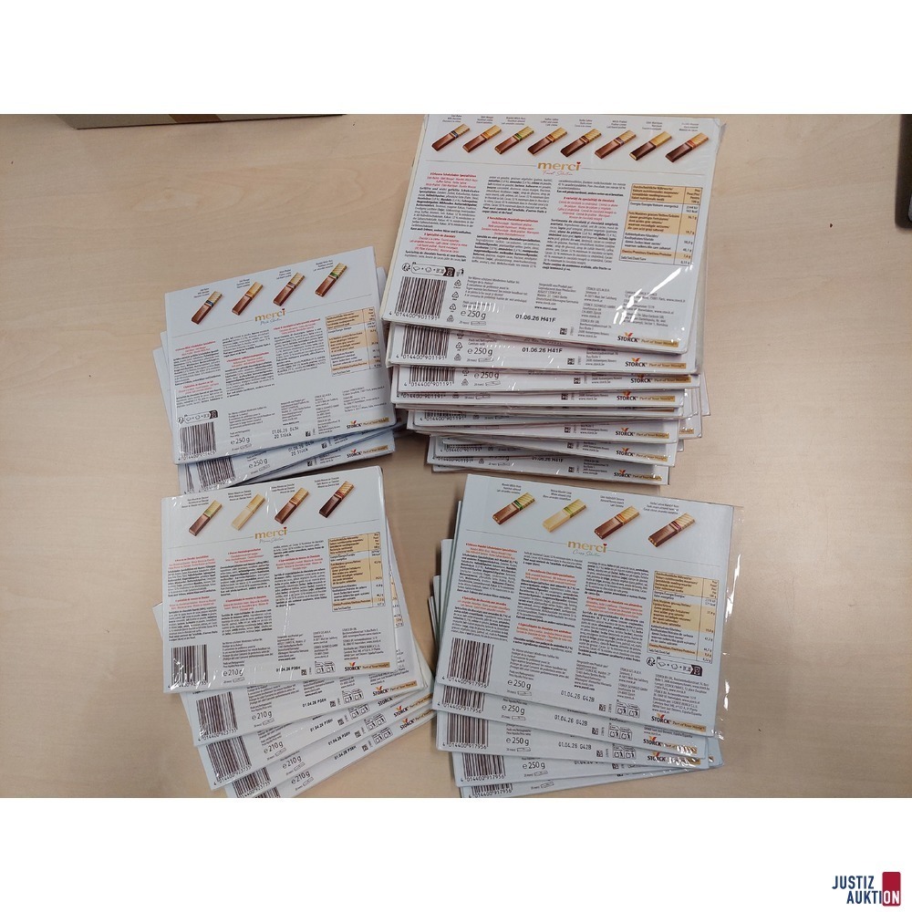30 x Merci der Marke Storck je 250g