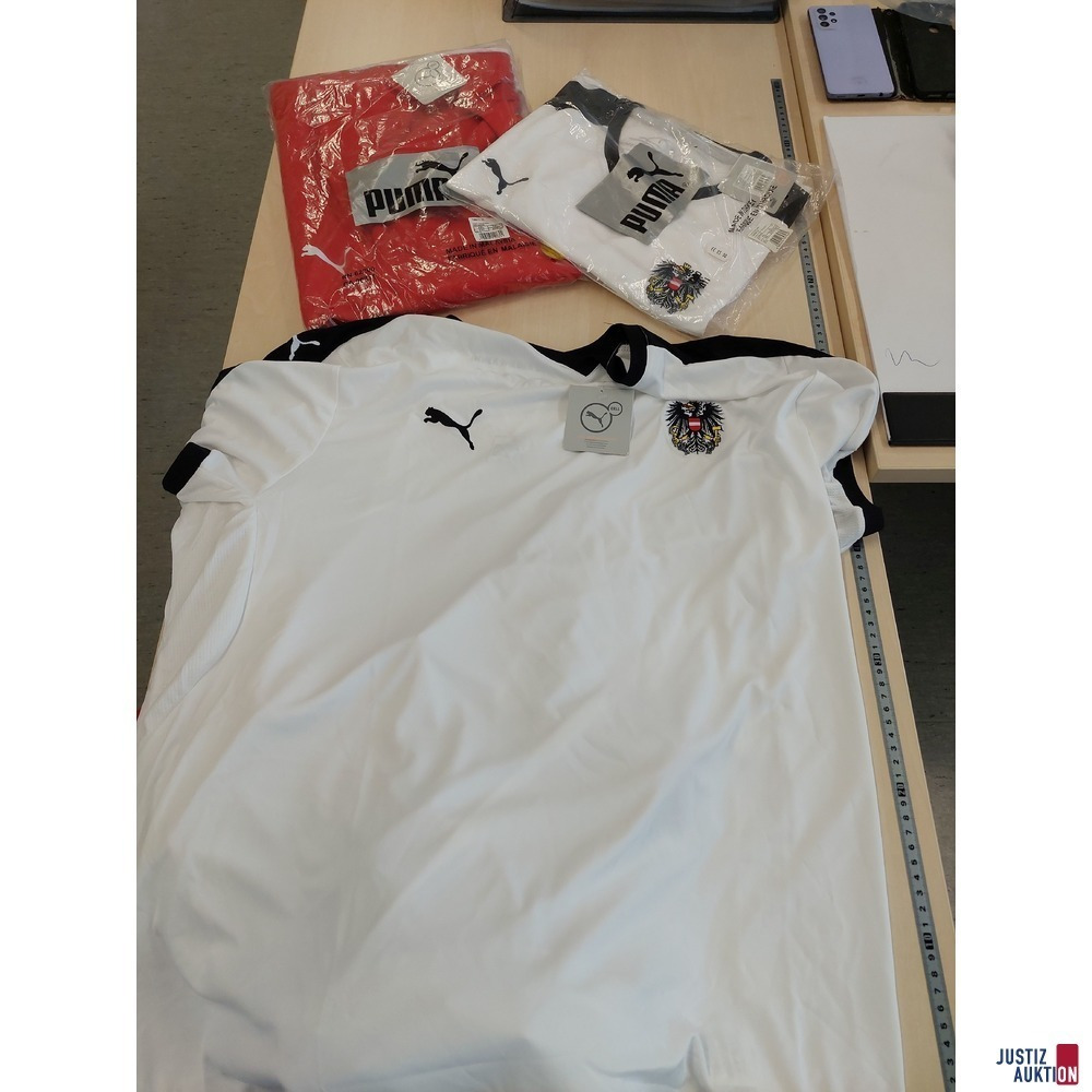 Konvolut der Marke Puma &Ouml;FB &Ouml;sterreich Bekleidung