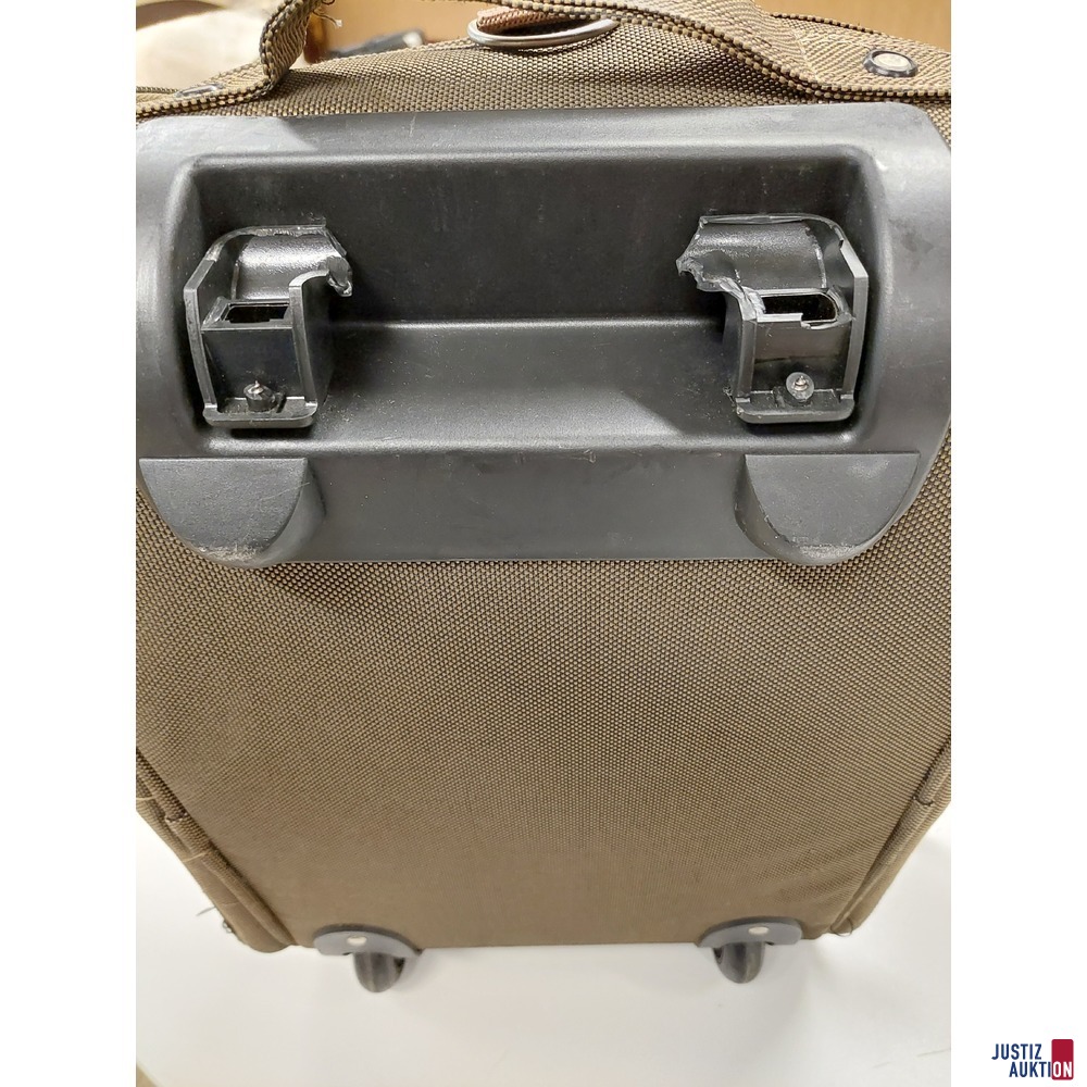 Rollenreisetasche der Marke Compass - Griff fehlt – Auszug daher defekt  