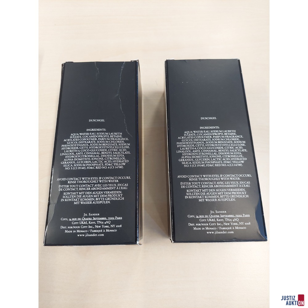 2&nbsp;Duschgel der Marke Jil Sander No 4 150 ml