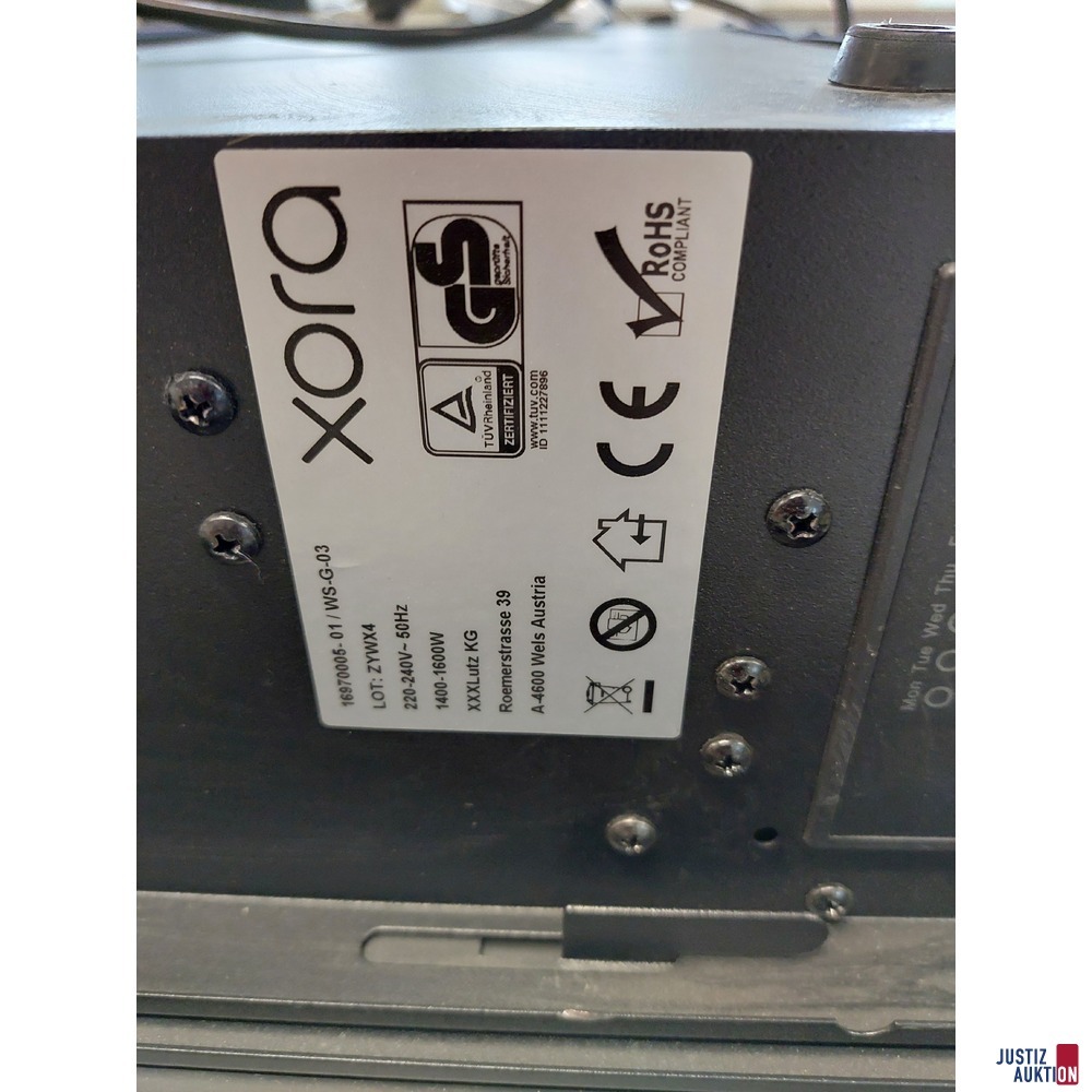 Elektrokamin der Marke Xora