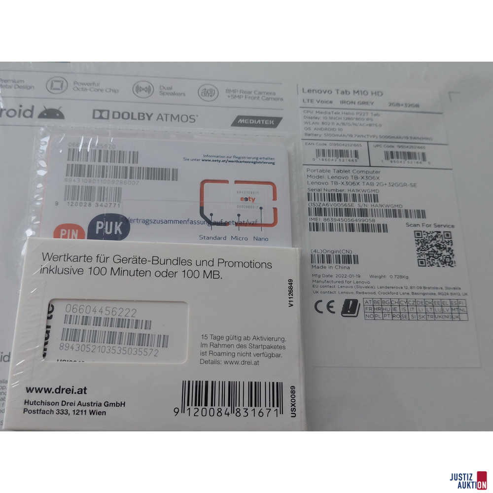 Tablet Lenovo Tab M10 HD
