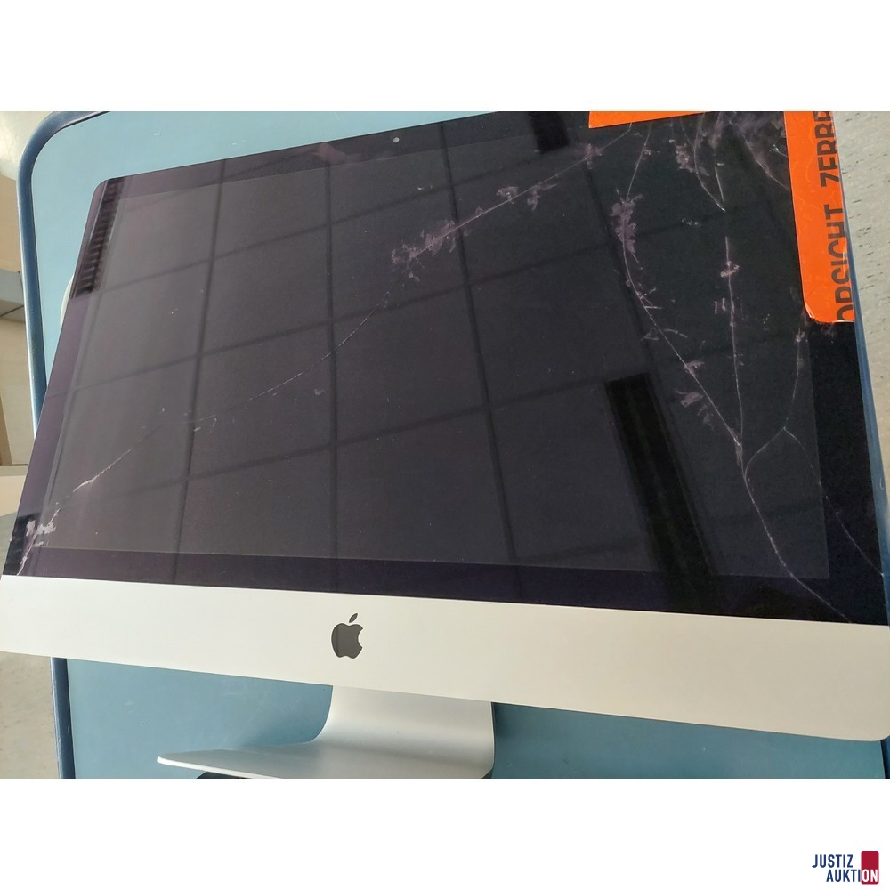 1 Network Video Recorder der Marke HIKVISION Mod. DS-9632NI-18  1 Digitalvideorecorder der Marke HIKVISION Ds-7216HQHI-K2/A  1 Apple iMac 27"  Model: A1419 Bildschirm stark beschädigt