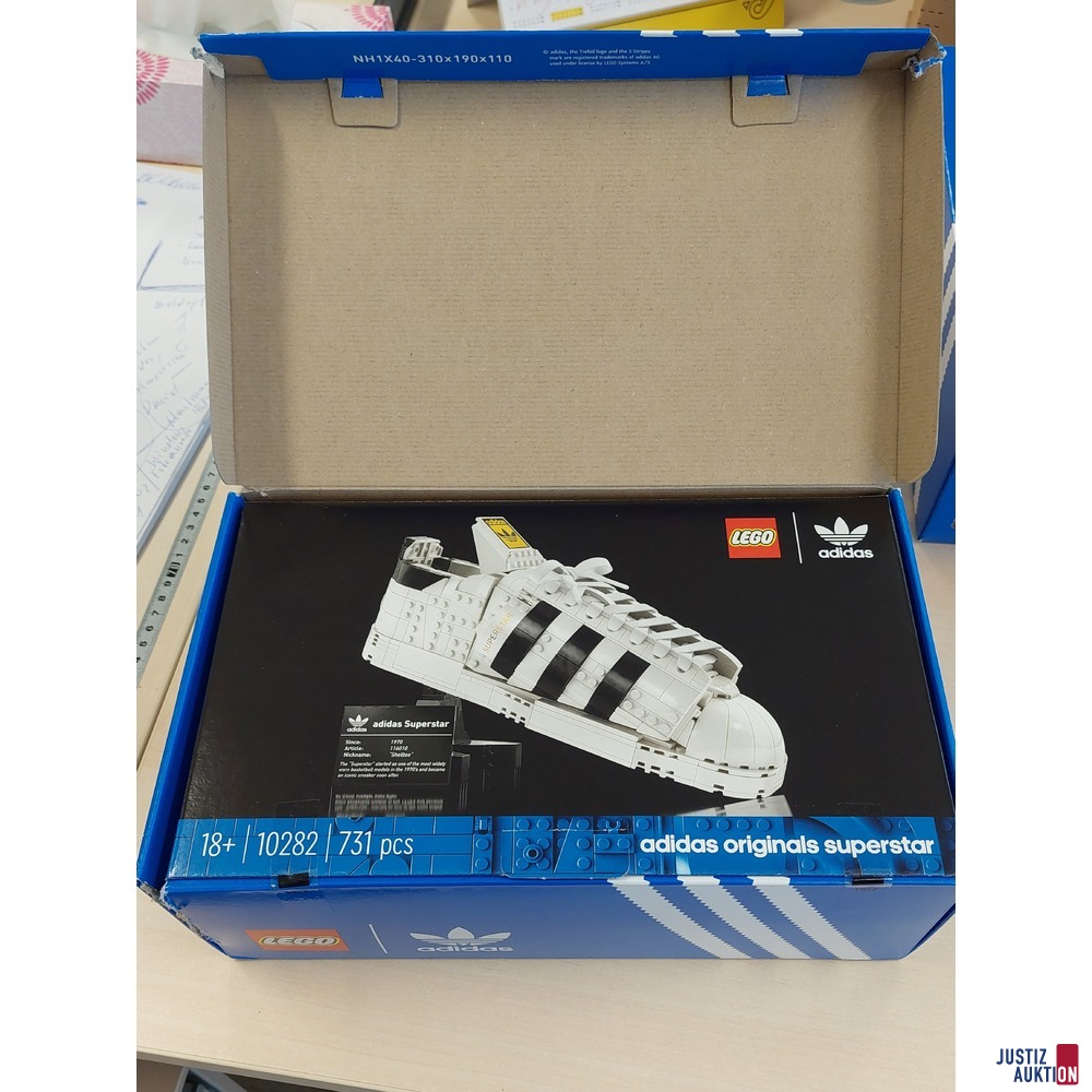 Lego adidas Originals Superstar 731 Teile 10282 