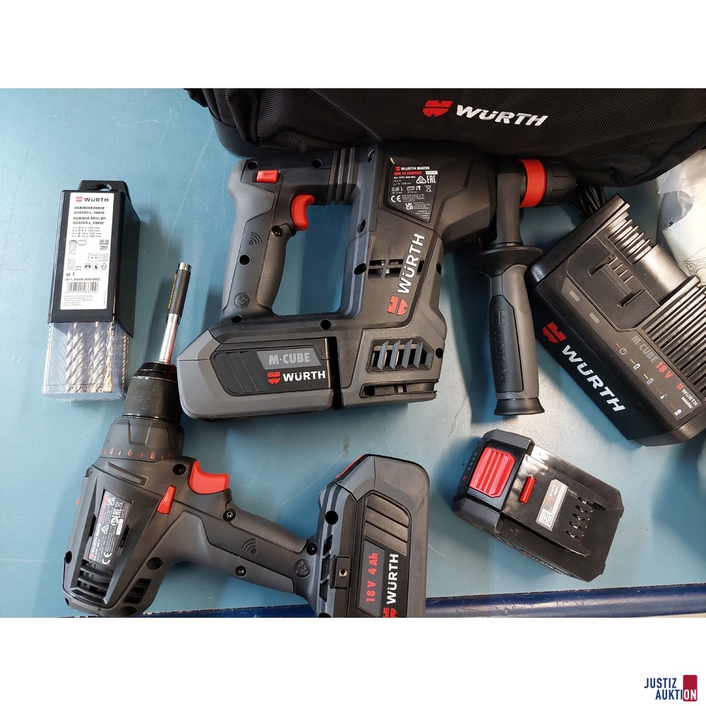 Akku-Maschinen Taschenset der Marke W&uuml;rth