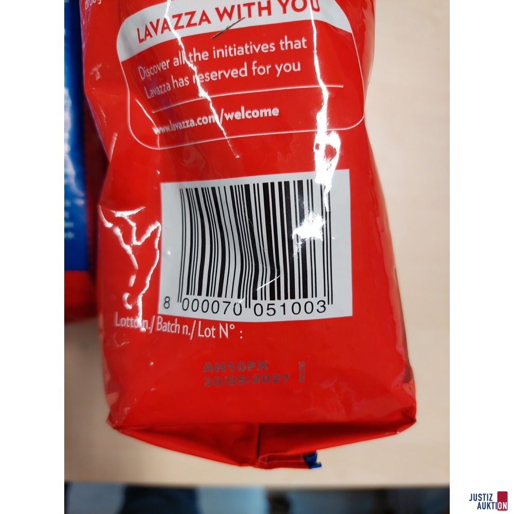 6 x Kaffee der Marke Lavazza – ganze Bohnen