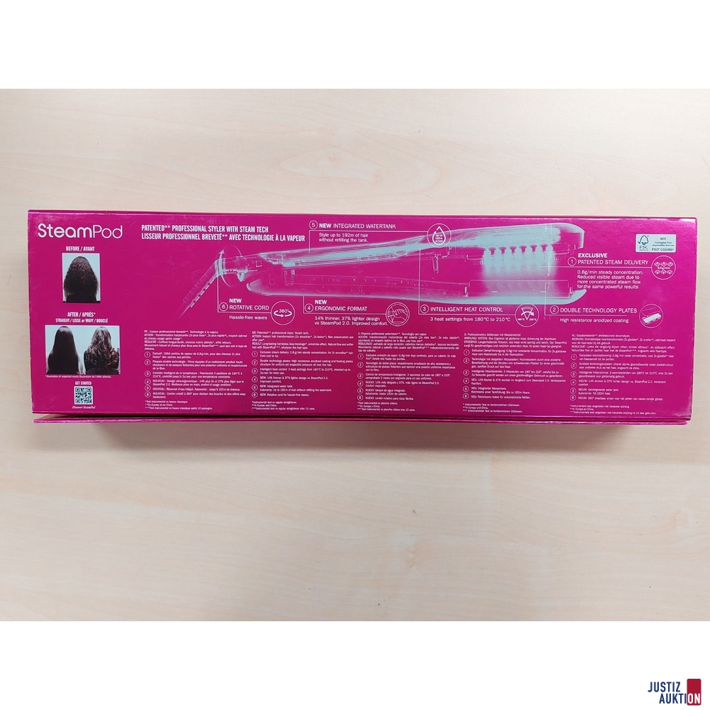 Dampf-Haarglätter der Marke Loreal Professionnel Paris