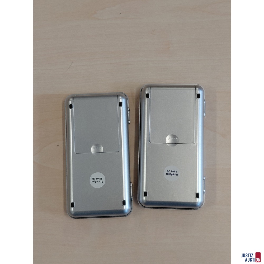 2 Mini-Digitalwaagen 0&comma;1g