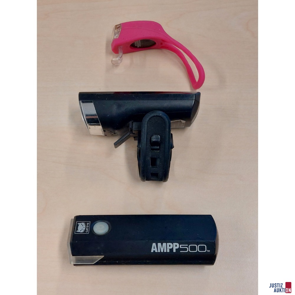 Fahrradlicht der Marke AMPP500 Cateye HL-EL085RC u.a.