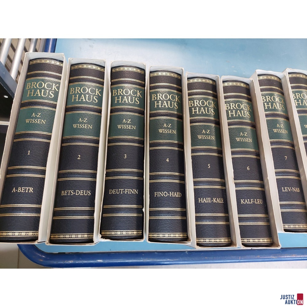 12 B&auml;nde Brock Haus A-Z Wissen 2005