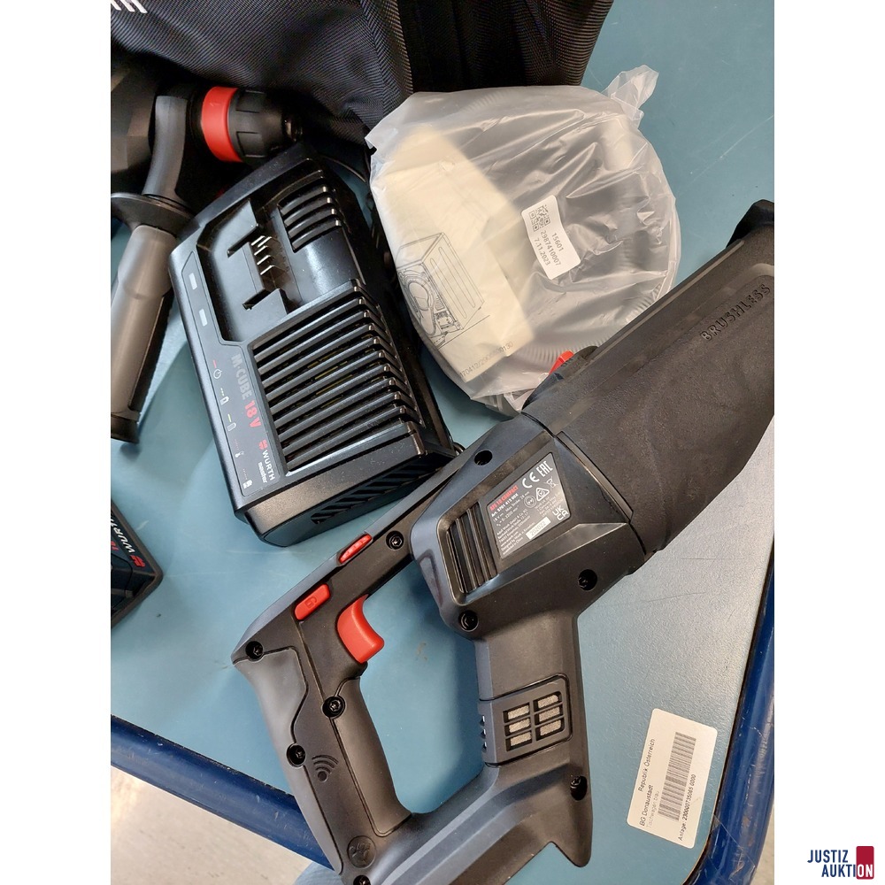 Akku-Maschinen Taschenset der Marke W&uuml;rth