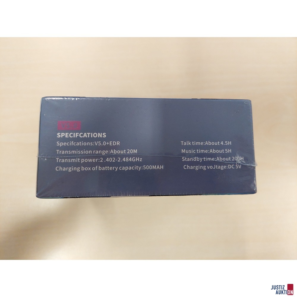 TWS - True Wireless Earbuds &ndash; 2024 Specifications&colon; V5&period;0&plus;EDR in Originalverpackung &ndash; verschwei&szlig;t NEU