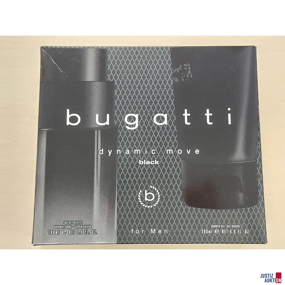 Geschenkset der Marke bugatti dynamic move black